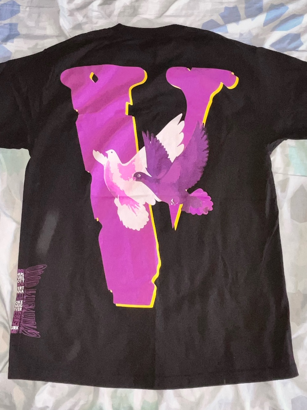 Vlone Black Good Intentions T‑Shirt - Picture 2 of 4